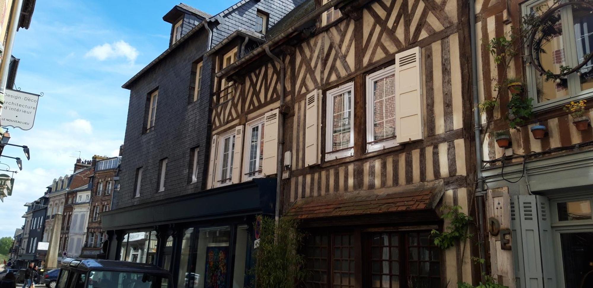 Apartamento Le Petit Honfleur Exterior foto
