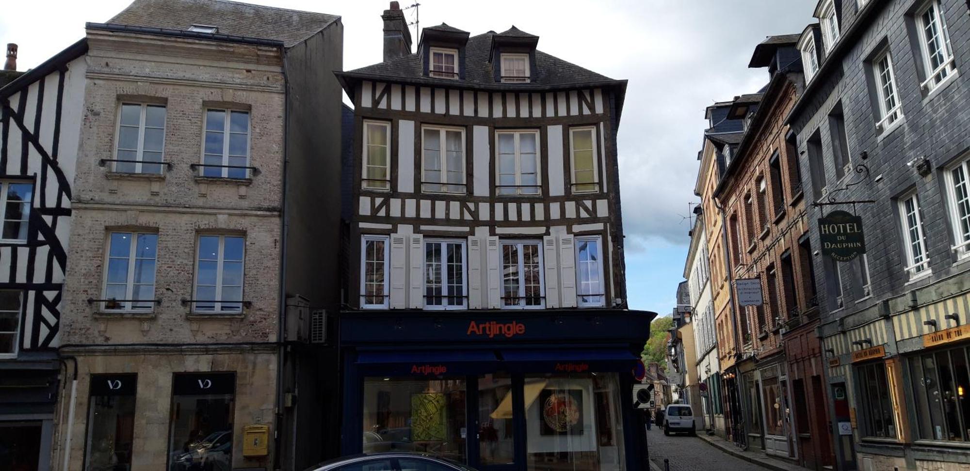 Apartamento Le Petit Honfleur Exterior foto